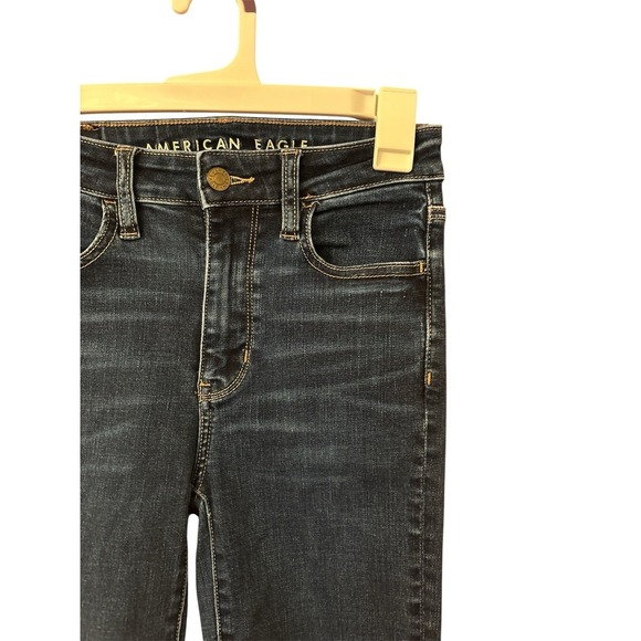 American Eagle Super High Rise Jegging Next Level Stretch Women's Jeans Size 0S - Picture 4 of 5